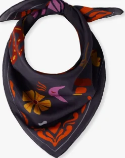 DAMES BONNIE STUDIOS sjaal navy mixed scarf