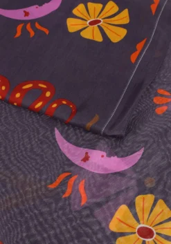 DAMES BONNIE STUDIOS sjaal navy mixed scarf