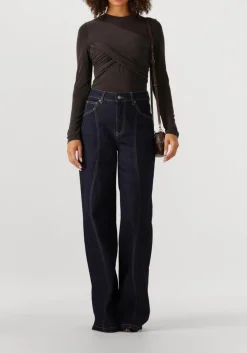 DAMES CO'COUTURE top camilla drape longsleeve blouse