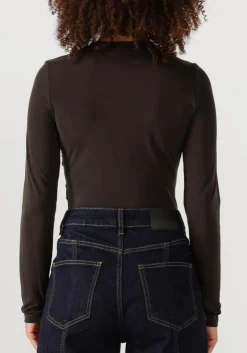 DAMES CO'COUTURE top camilla drape longsleeve blouse