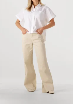 DAMES 7 FOR ALL MANKIND straight leg jeans lotta twill creme