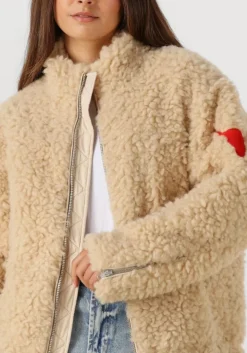 DAMES ALIX THE LABEL teddy jas ladies woven teddy coat