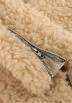 DAMES ALIX THE LABEL teddy jas ladies woven teddy coat