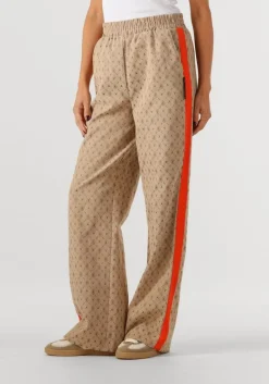 DAMES ALIX THE LABEL wijde broek ladies woven logo pants