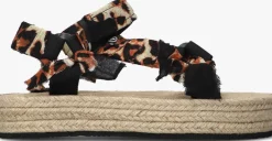 DAMES ARIZONA LOVE platte sandalen trekky raffia