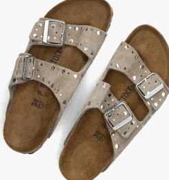 DAMES BIRKENSTOCK teenslippers arizona rivet border