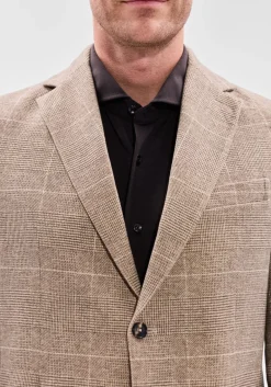 Heren CIRCOLO colberts fleece blazer