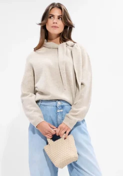 DAMES CLOSED trui scarf neck long sleeve