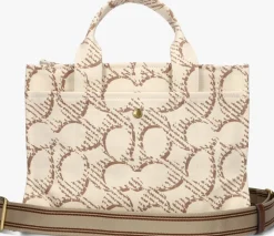 DAMES COACH handtas maxi signature canvas cargo tote