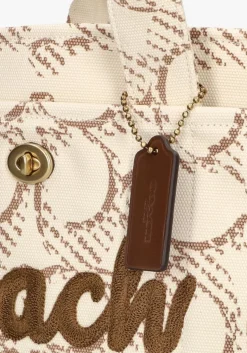 DAMES COACH handtas maxi signature canvas cargo tote