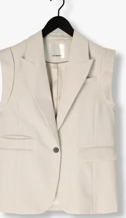 DAMES CO'COUTURE blazer lisacc linen wing vest