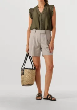 DAMES CO'COUTURE broeken vidacc crop pleat shorts