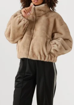 DAMES CO'COUTURE faux fur jas fera faux fur jacket