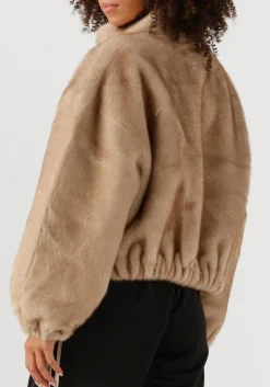 DAMES CO'COUTURE faux fur jas fera faux fur jacket