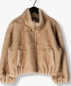 DAMES CO'COUTURE faux fur jas fera faux fur jacket