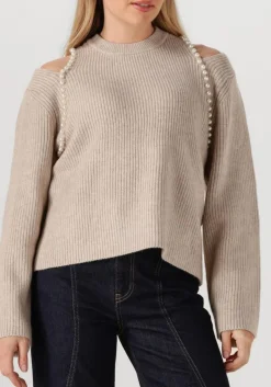DAMES CO'COUTURE trui row rib pearl knit