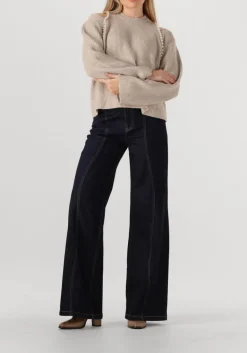 DAMES CO'COUTURE trui row rib pearl knit