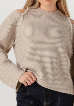 DAMES CO'COUTURE trui row rib pearl knit