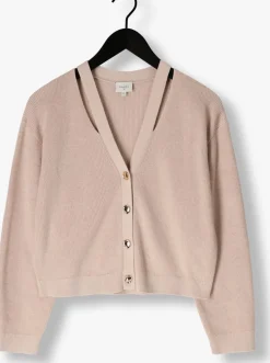 DAMES DANTE6 vest jeny rib knit cardigan