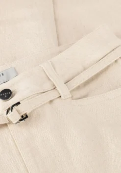 DAMES DANTE6 wijde broek amanda metallic straight cropped jeans