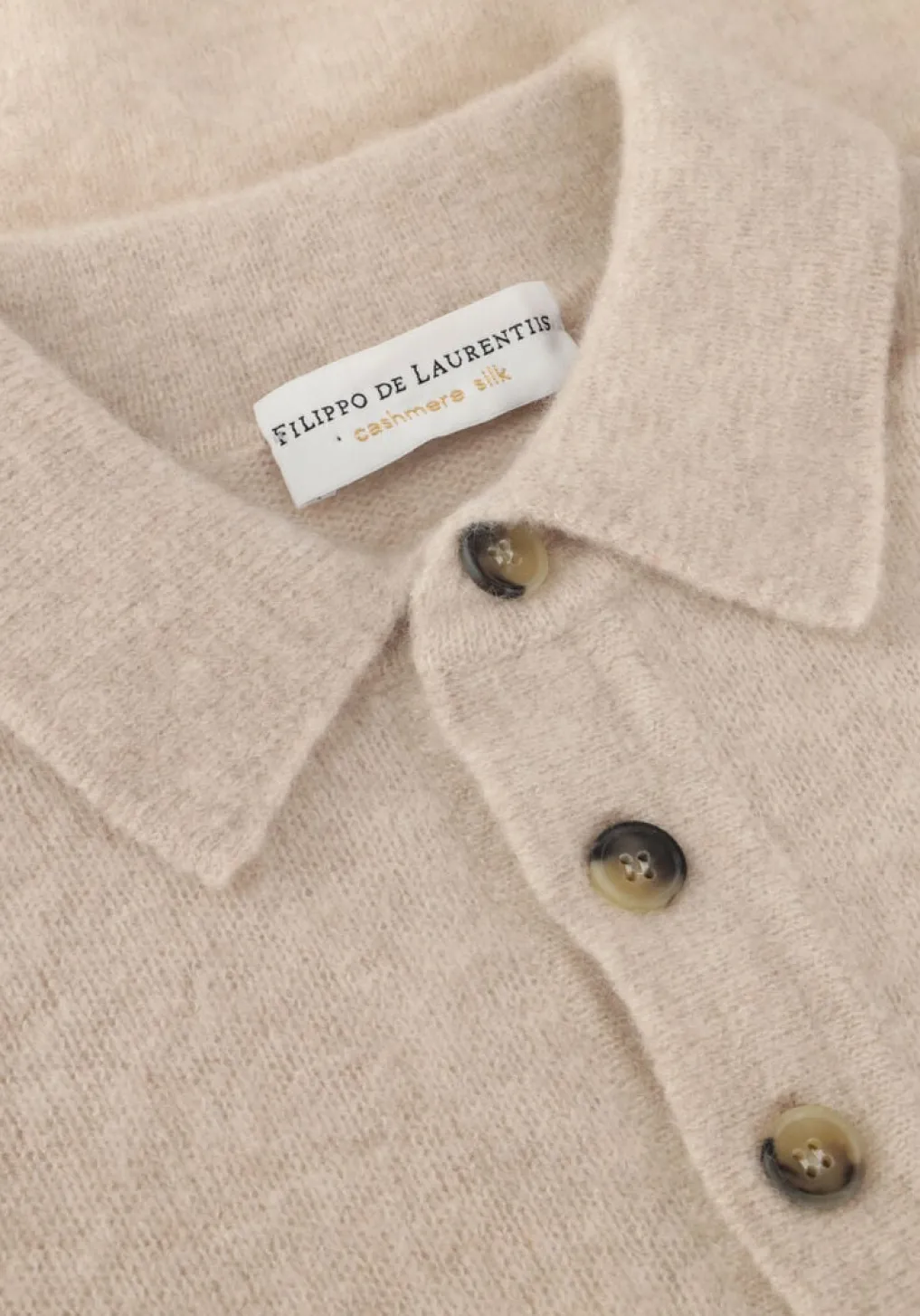 Heren FILIPPO DE LAURENTIIS trui polo ml