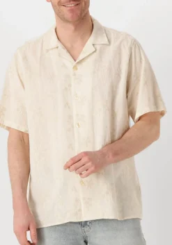 Heren FORÉT forét casual overhemd peer flower jacquard ss shirt