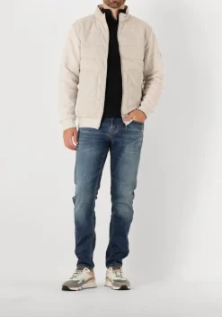 Heren GENTILUOMO gewatteerde jas cardigan zip