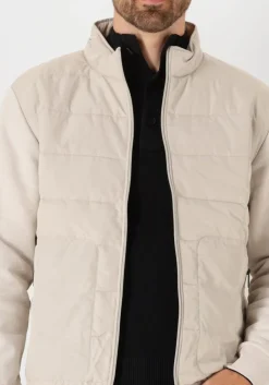 Heren GENTILUOMO gewatteerde jas cardigan zip