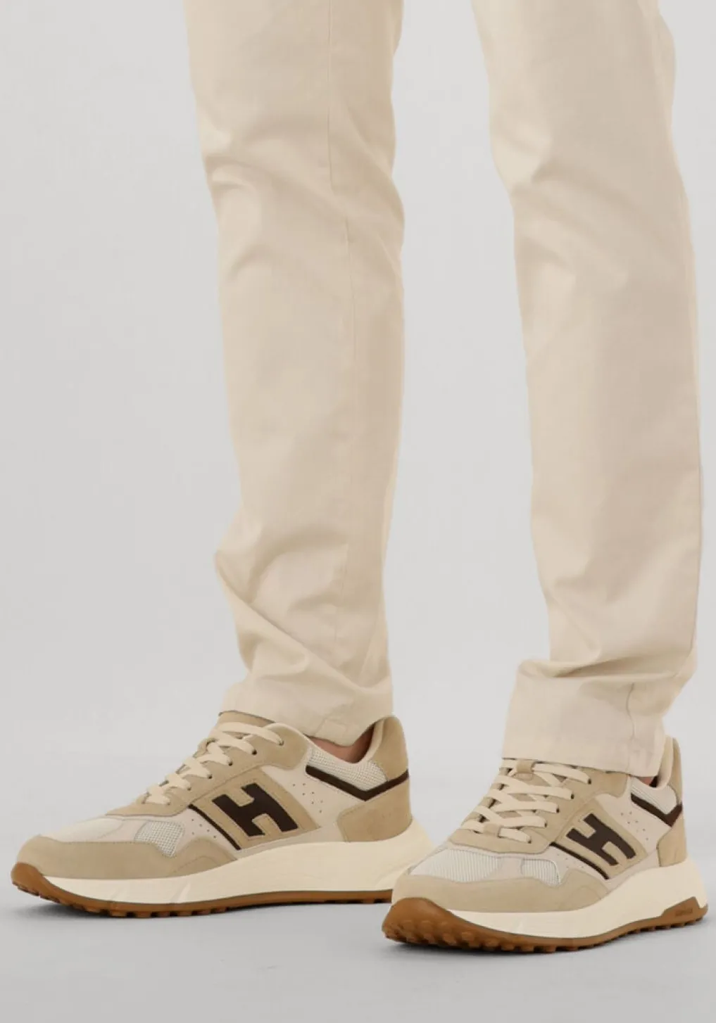 Heren HOGAN lage sneakers hyperlight allacciato h