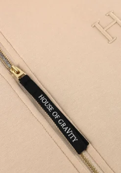 DAMES HOUSE OF GRAVITY vest tailored zip cardigan