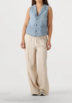 DAMES KNIT-TED wijde broek jalou