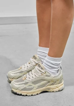 DAMES MERCER AMSTERDAM lage sneakers the re-run champagne
