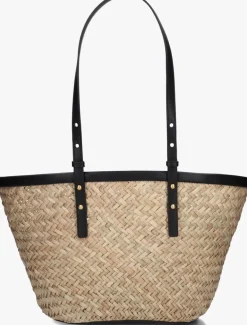 DAMES PINKO shopper love summer basket raffia