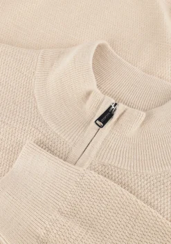 Heren PROFUOMO trui pullover half zip twinkle slub