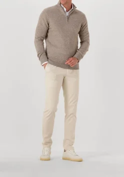 Heren PROFUOMO trui pullover half zip wool blend