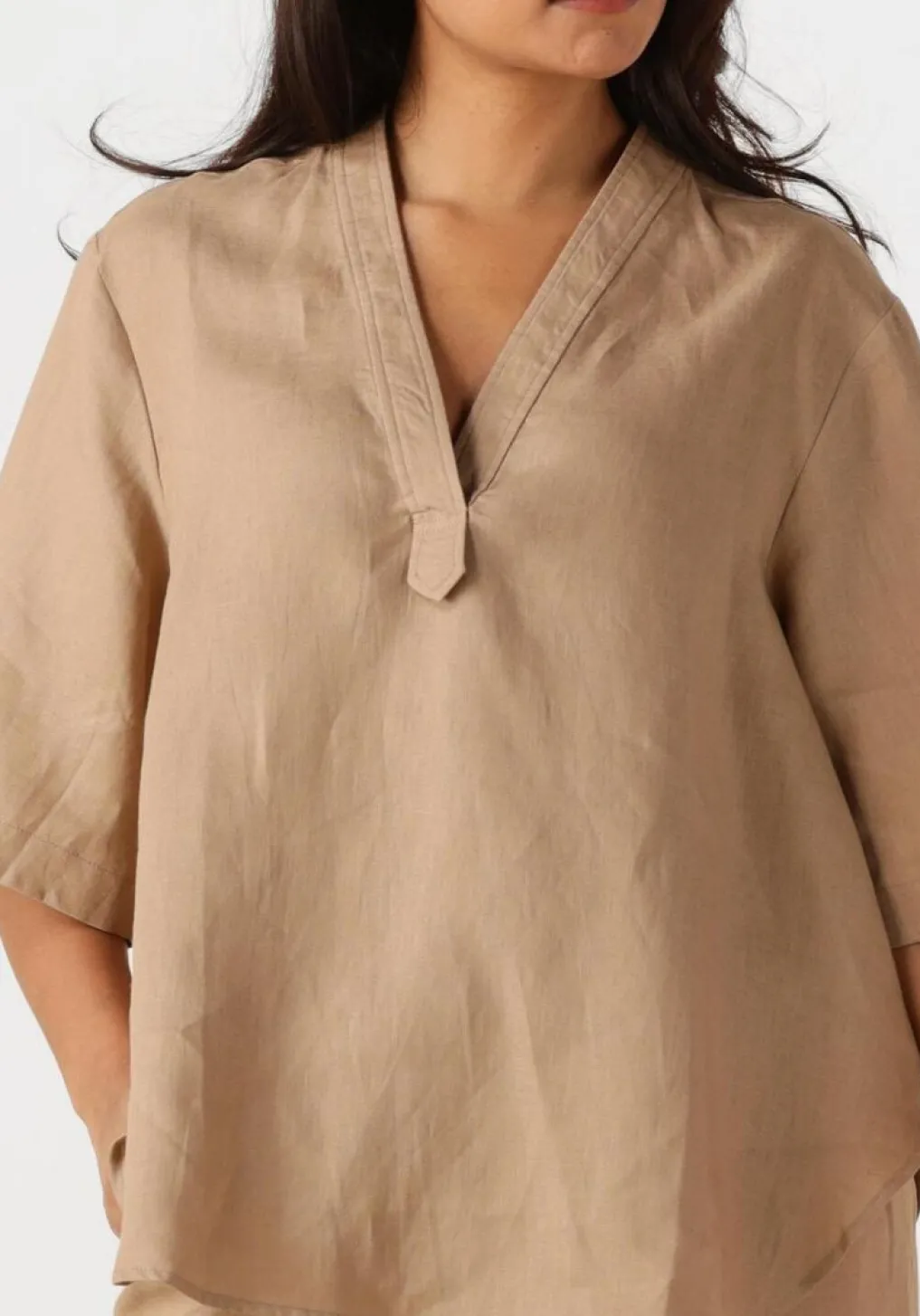 DAMES RESORT FINEST top short sleeve blouse