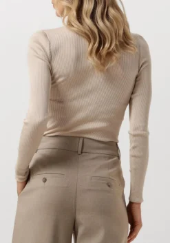 DAMES ROSEMUNDE coltrui silk t-shirt w/ roller neck