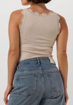 DAMES ROSEMUNDE top babette silk top w/ lace