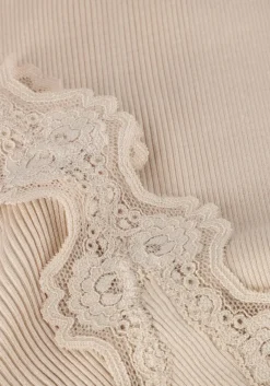 DAMES ROSEMUNDE top babette silk top w/ lace