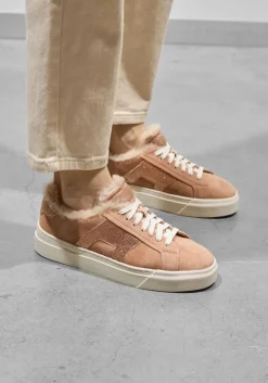 DAMES SANTONI lage sneakers sue glitter sneaker