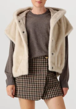 DAMES STUDIO AR gilet olena faux mink