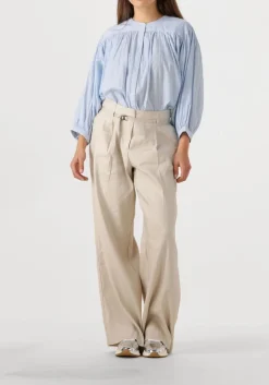 DAMES SUMMUM pantalon trousers wide linen blend twill