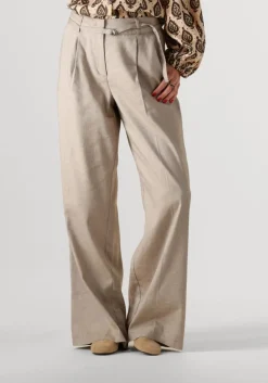 DAMES SUMMUM pantalon trousers wide linen blend twill