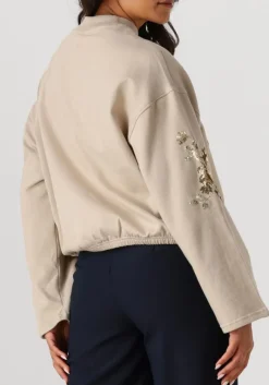 DAMES SUMMUM trui croped embellished