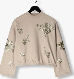 DAMES SUMMUM trui croped embellished