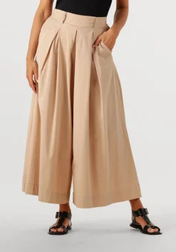 DAMES SUMMUM wijde broek culotte lt wt stretch poplin