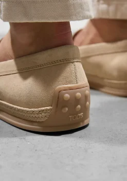 Heren TOD'S instappers pantofola gomma rafia tv