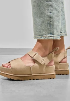 DAMES UGG platte sandalen w goldenstar hi