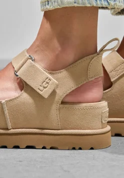 DAMES UGG platte sandalen w goldenstar hi