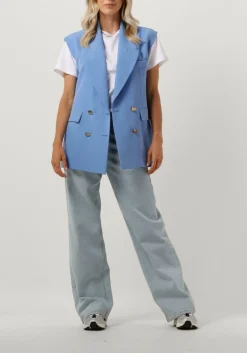 DAMES ACCESS e gilet double-breasted waistcoat with belt